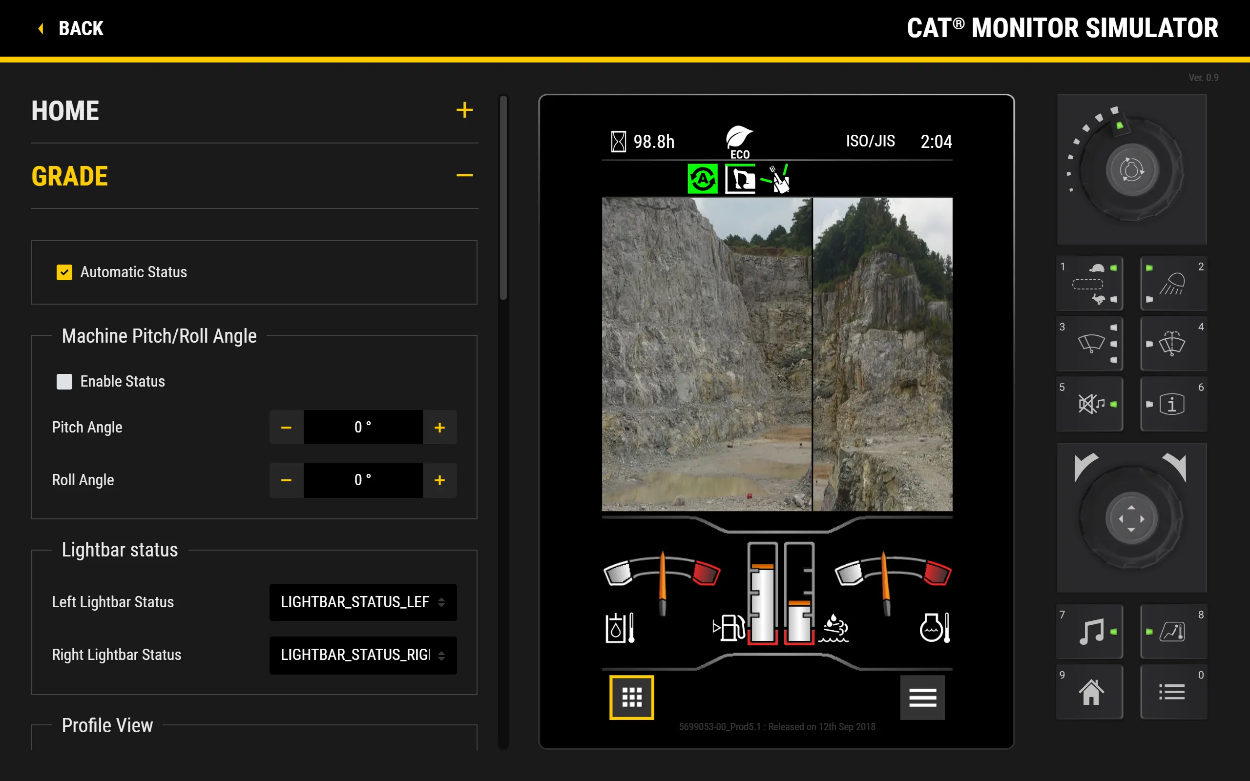 Cat® Monitor Simulator | Indus Appstore | Screenshot