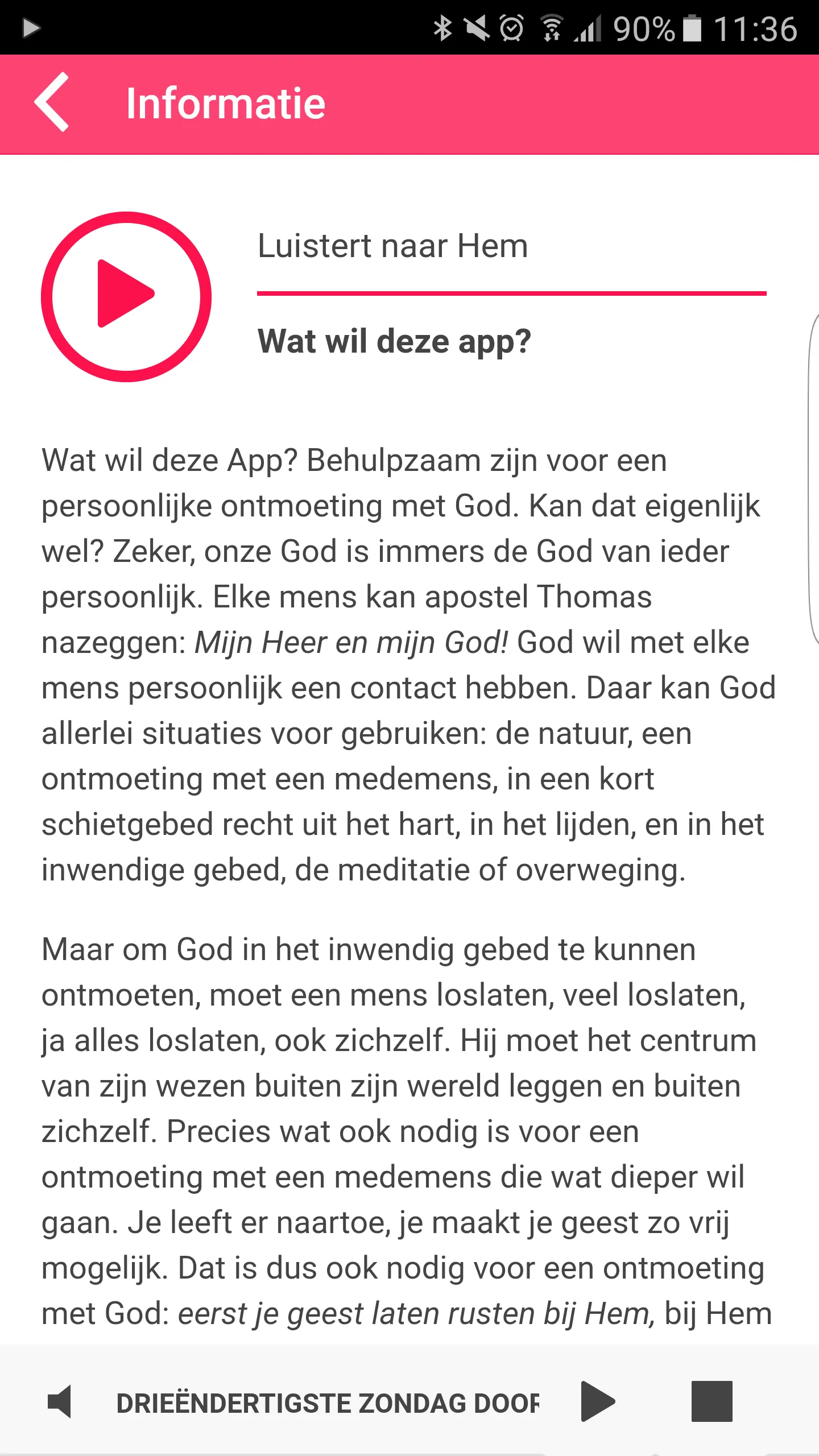 Luistert naar Hem | Indus Appstore | Screenshot