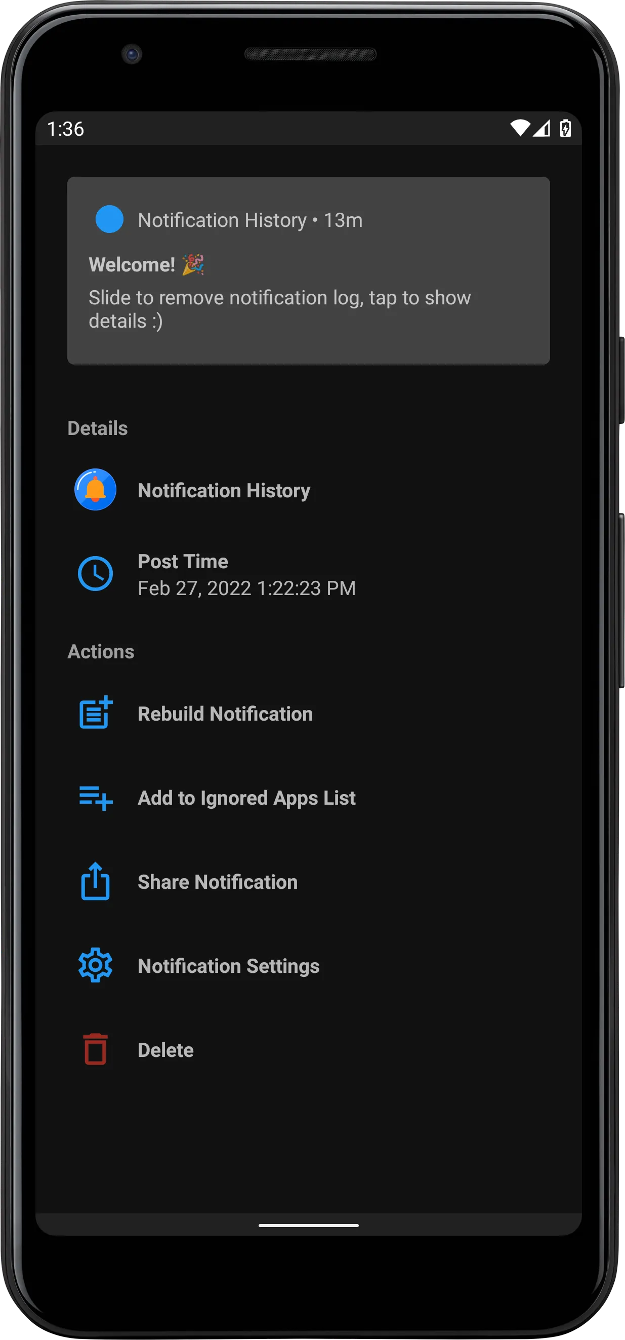 Track Notifications History | Indus Appstore | Screenshot