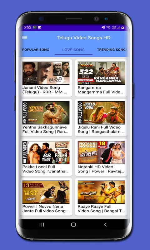 Telugu Video : Telugu Songs HD | Indus Appstore | Screenshot