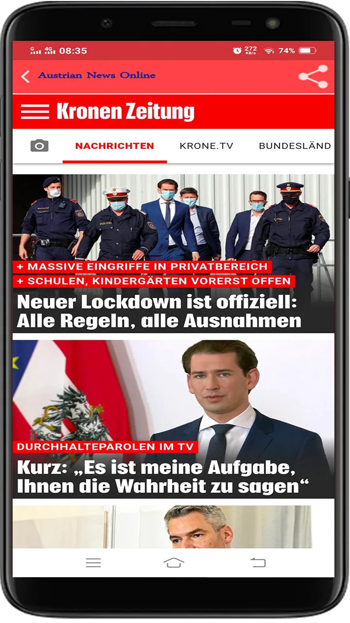 Austrian News All | Indus Appstore | Screenshot