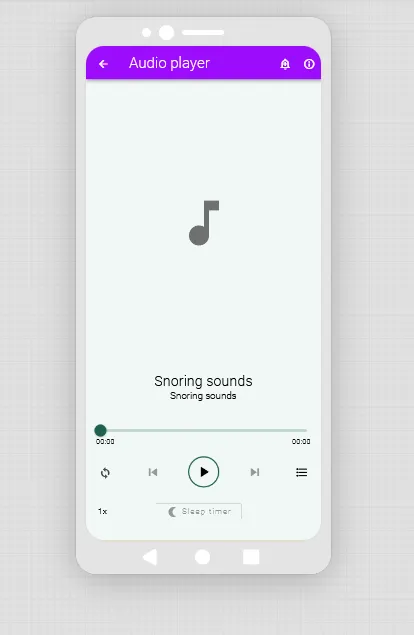 Snoring sounds | Indus Appstore | Screenshot