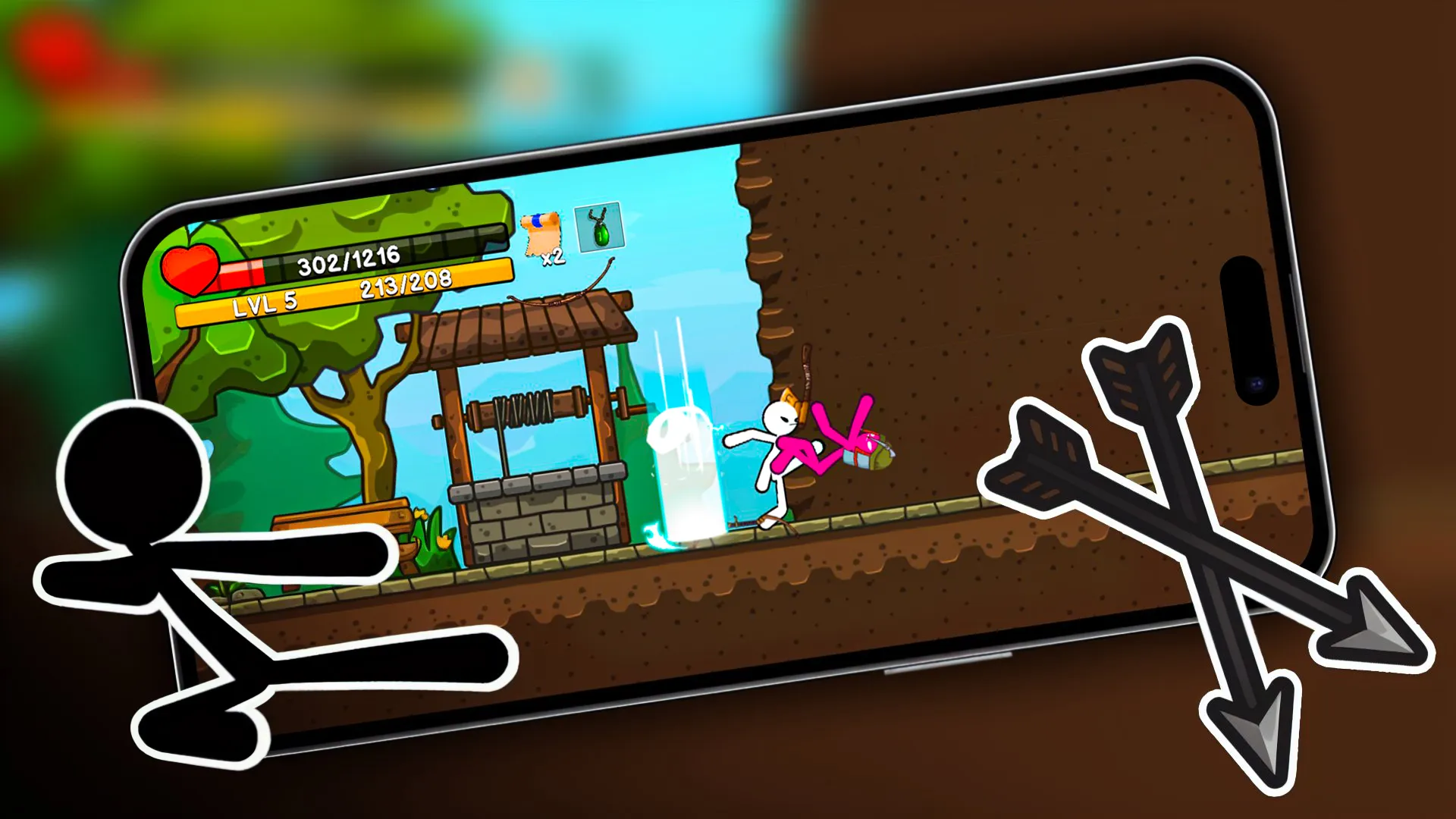 Stickman Archero Fight Game | Indus Appstore | Screenshot