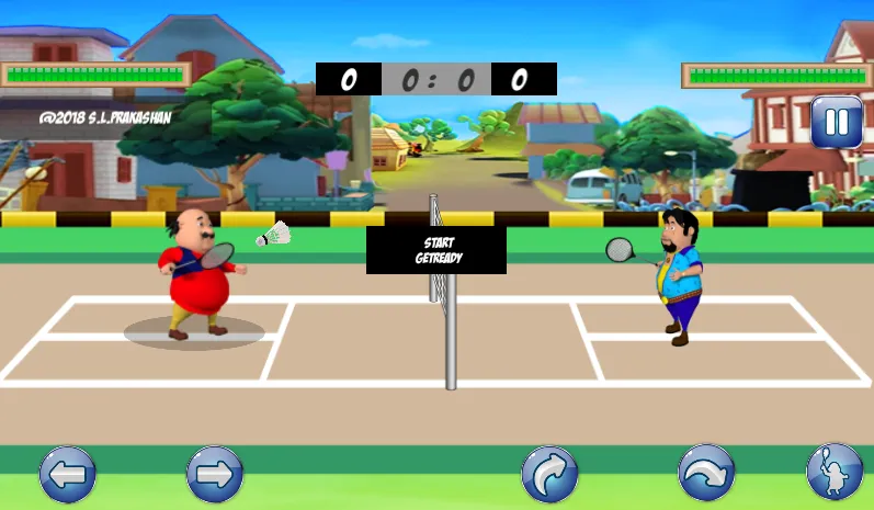 Motu Patlu Badminton | Indus Appstore | Screenshot