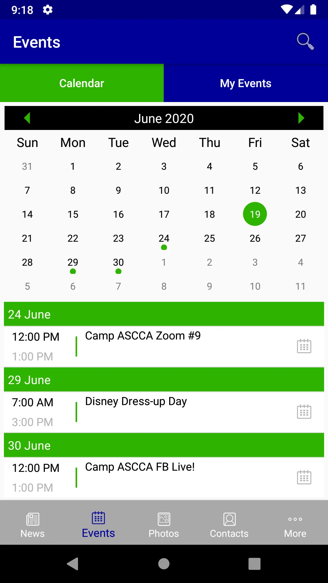 Camp ASCCA | Indus Appstore | Screenshot