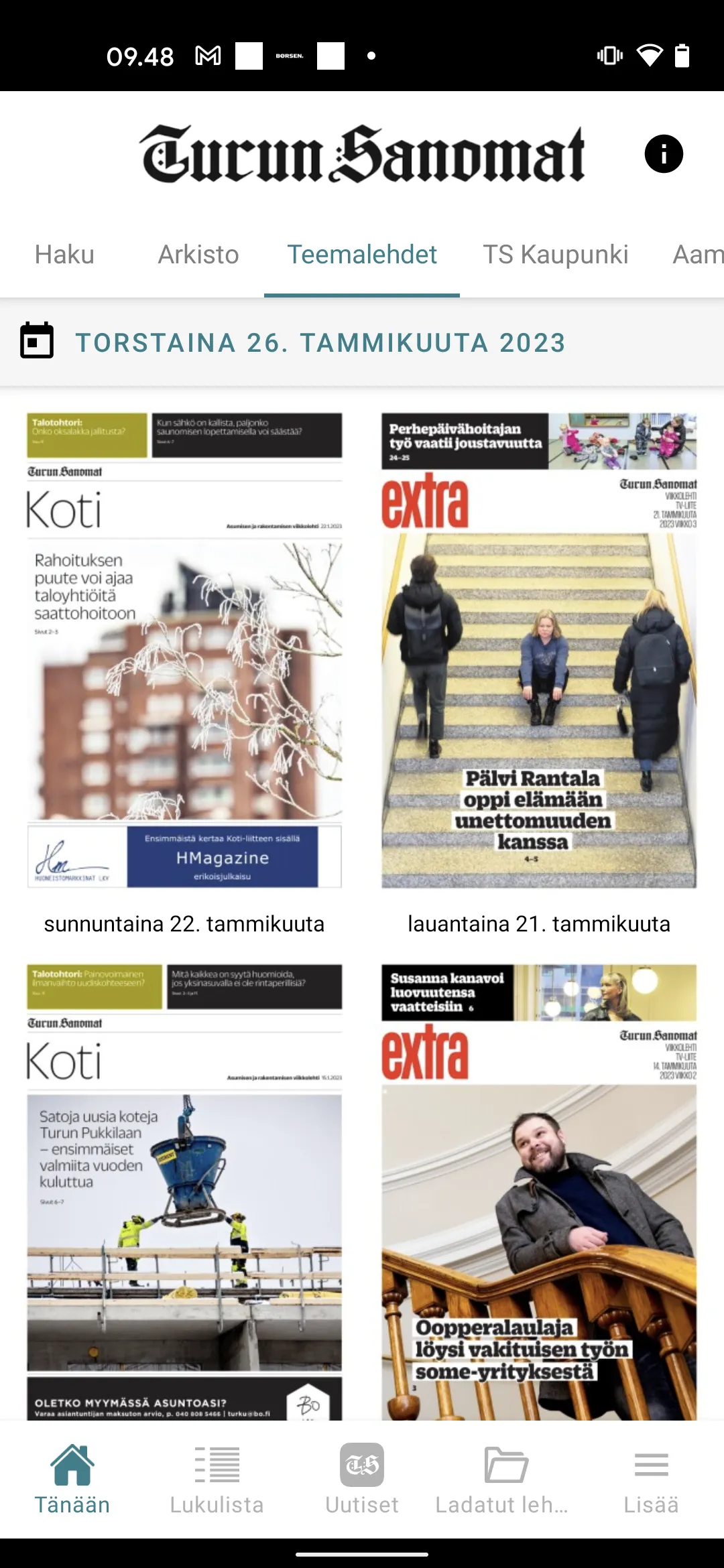 Turun Sanomat näköislehti | Indus Appstore | Screenshot