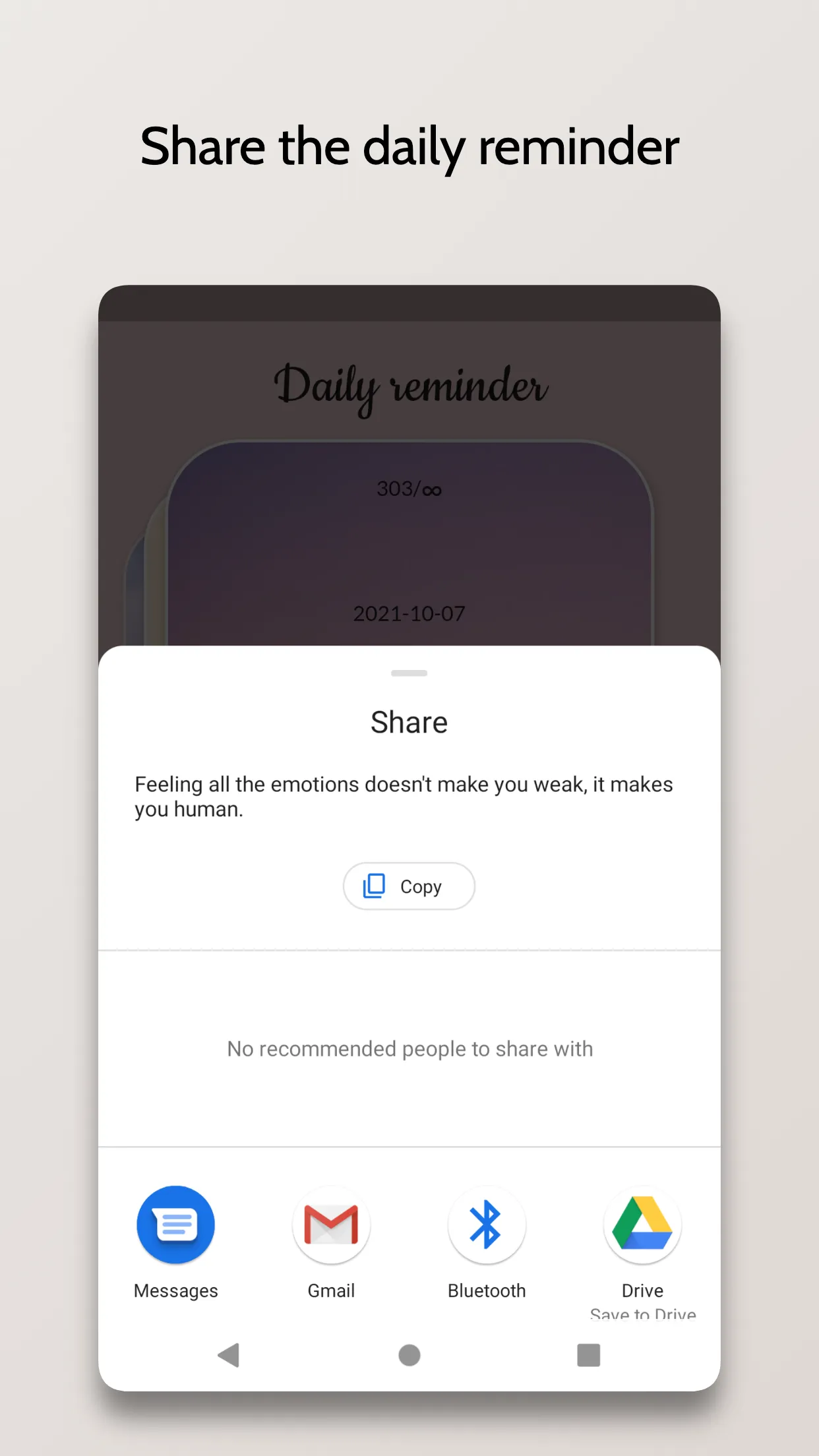 Daily Reminder - Happy Mind, H | Indus Appstore | Screenshot