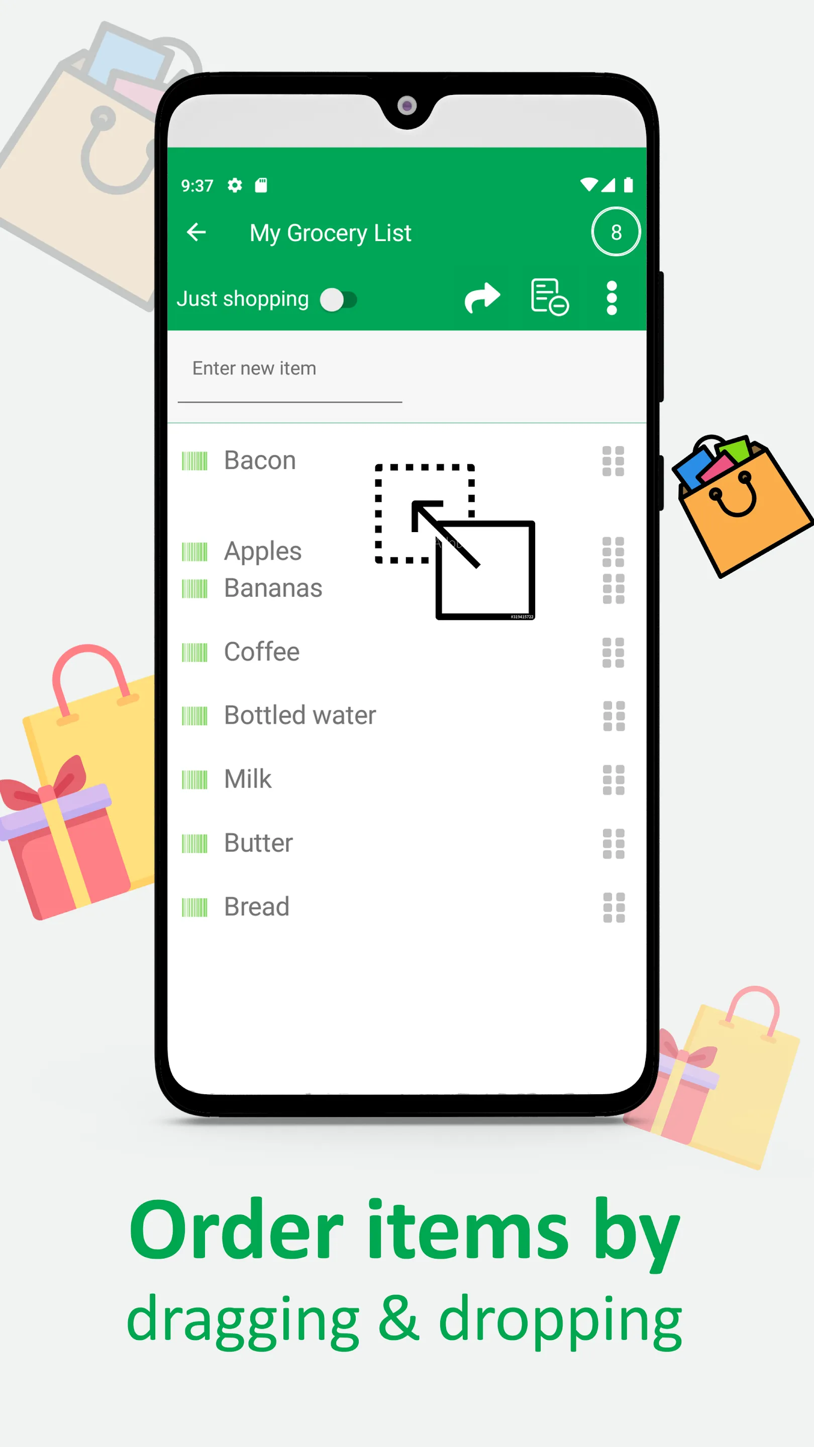 Smart shopping list - Shoppka | Indus Appstore | Screenshot