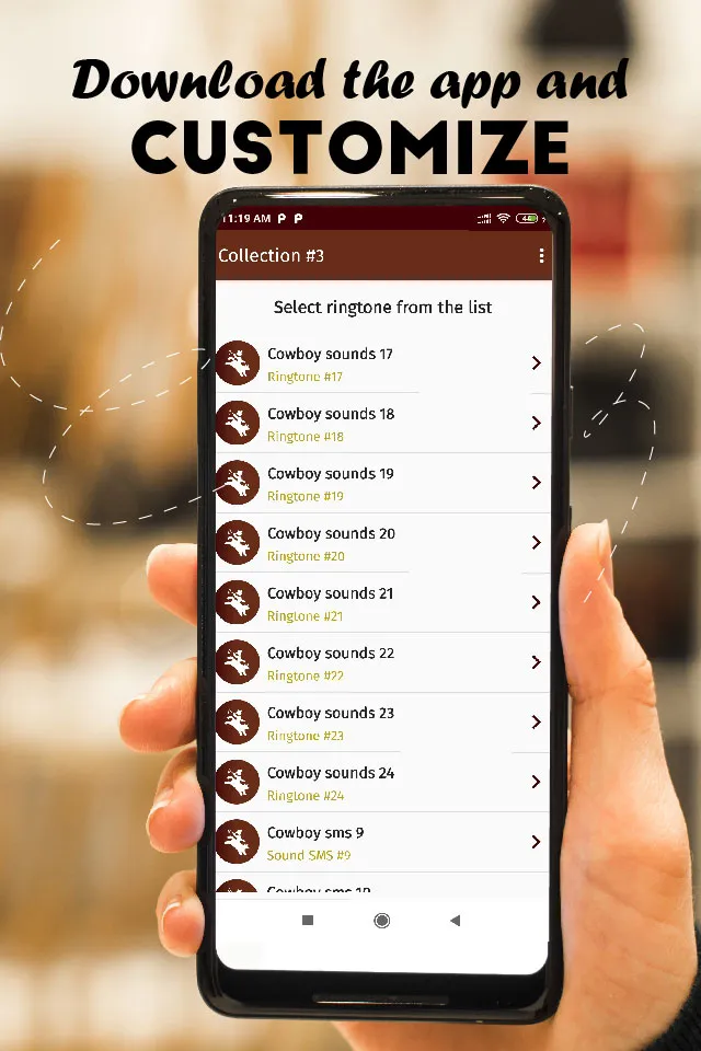 Cowboy ringtones, Cowboy sound | Indus Appstore | Screenshot