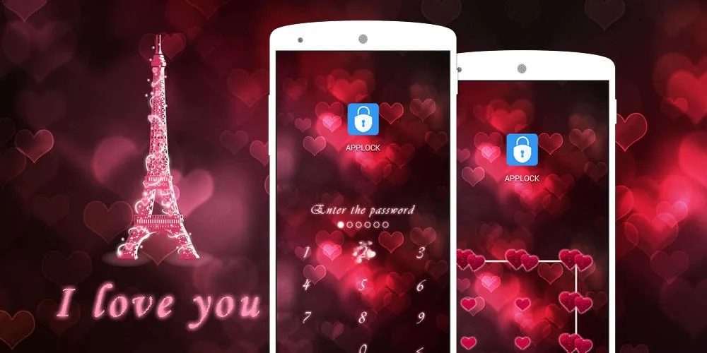 AppLock Theme I Love You | Indus Appstore | Screenshot