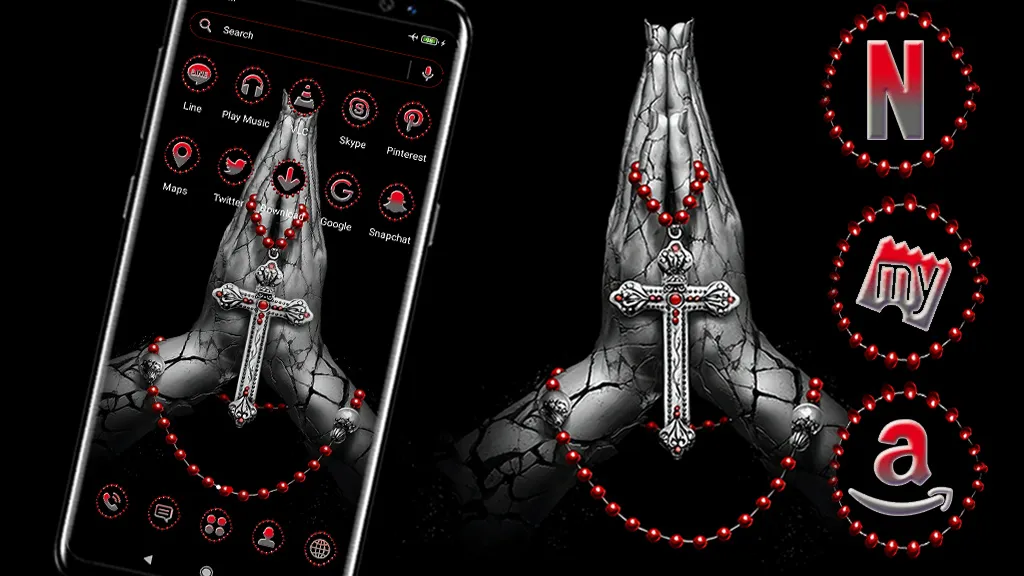 Jesus Cross Launcher Theme | Indus Appstore | Screenshot