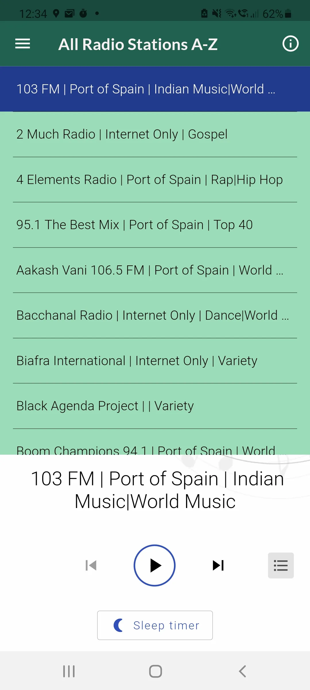 Trinidad & Tobago Radio | Indus Appstore | Screenshot