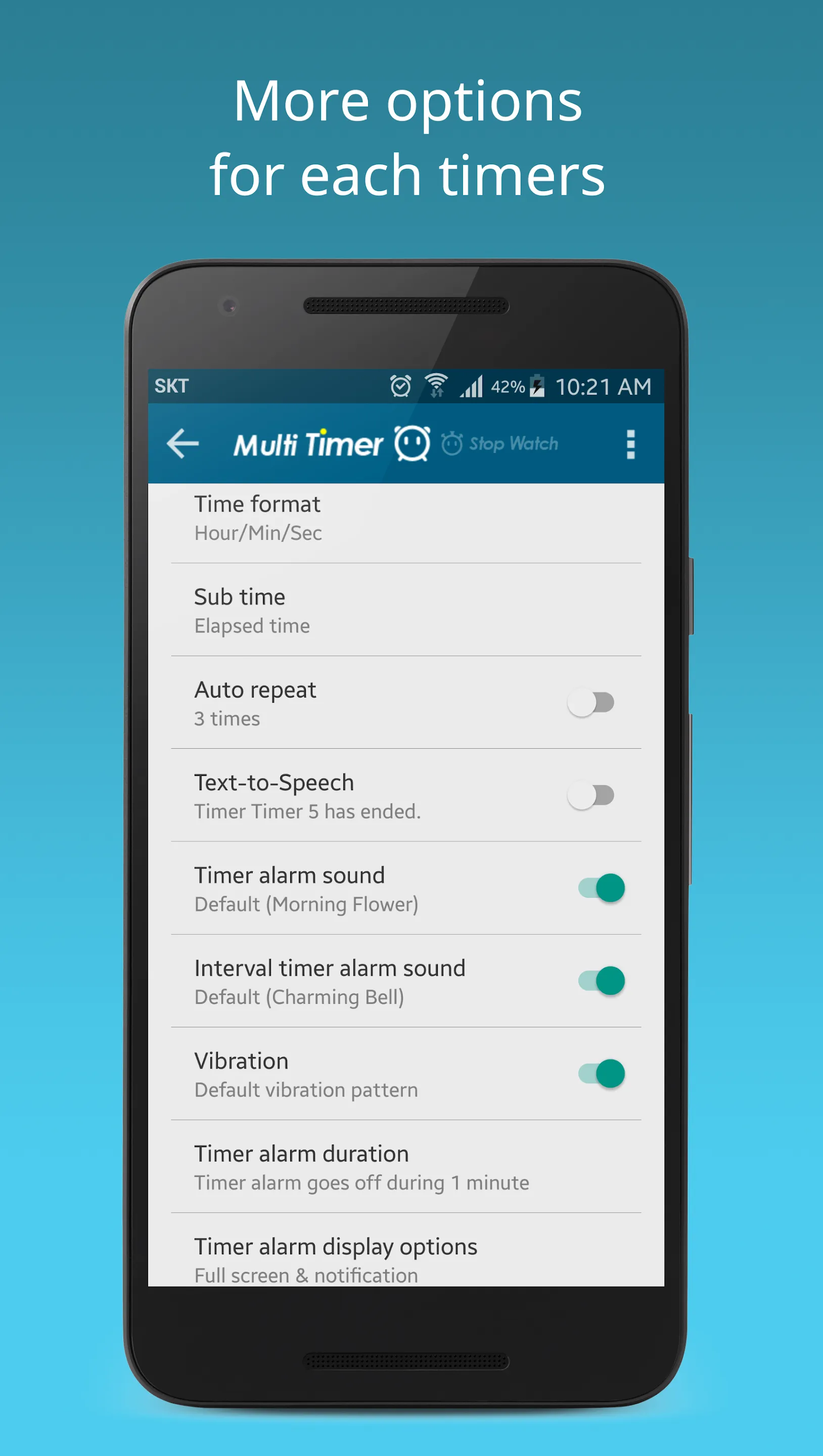 Multi Timer StopWatch | Indus Appstore | Screenshot