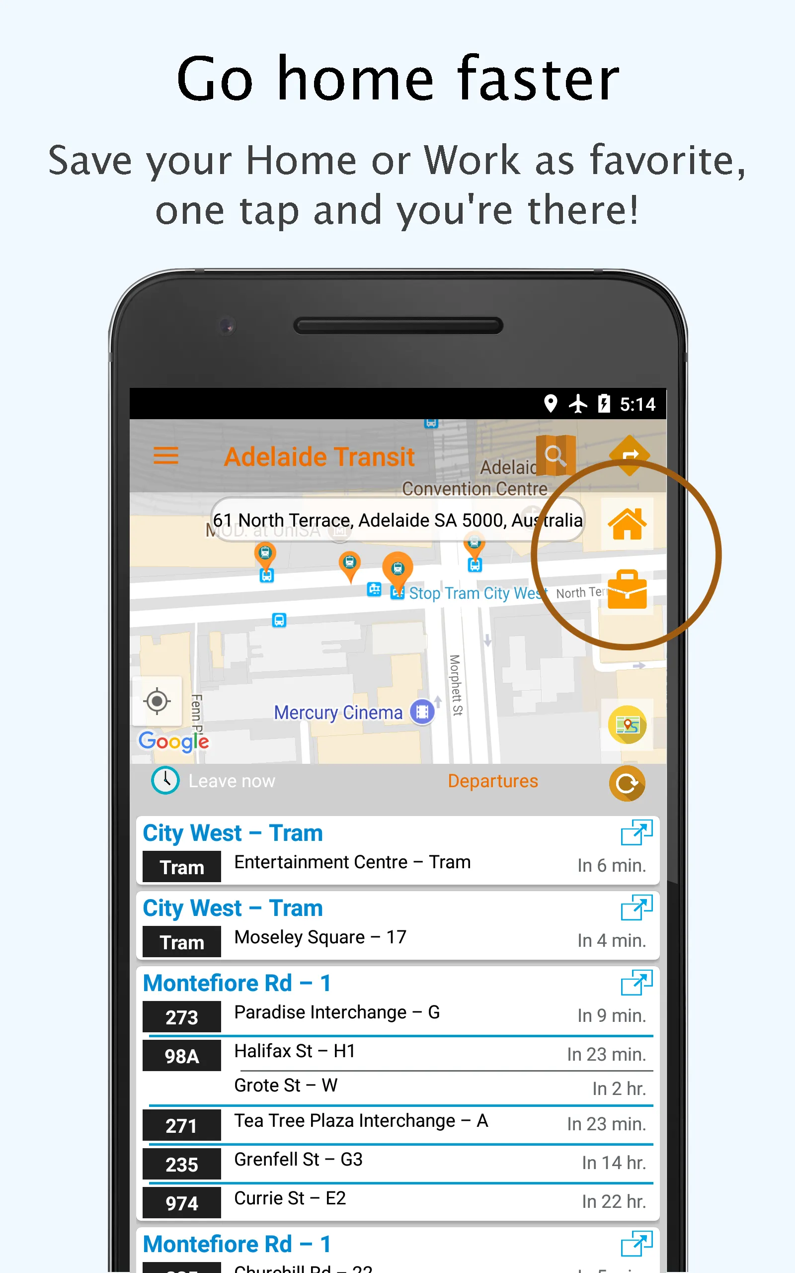 Adelaide Public Transit | Indus Appstore | Screenshot