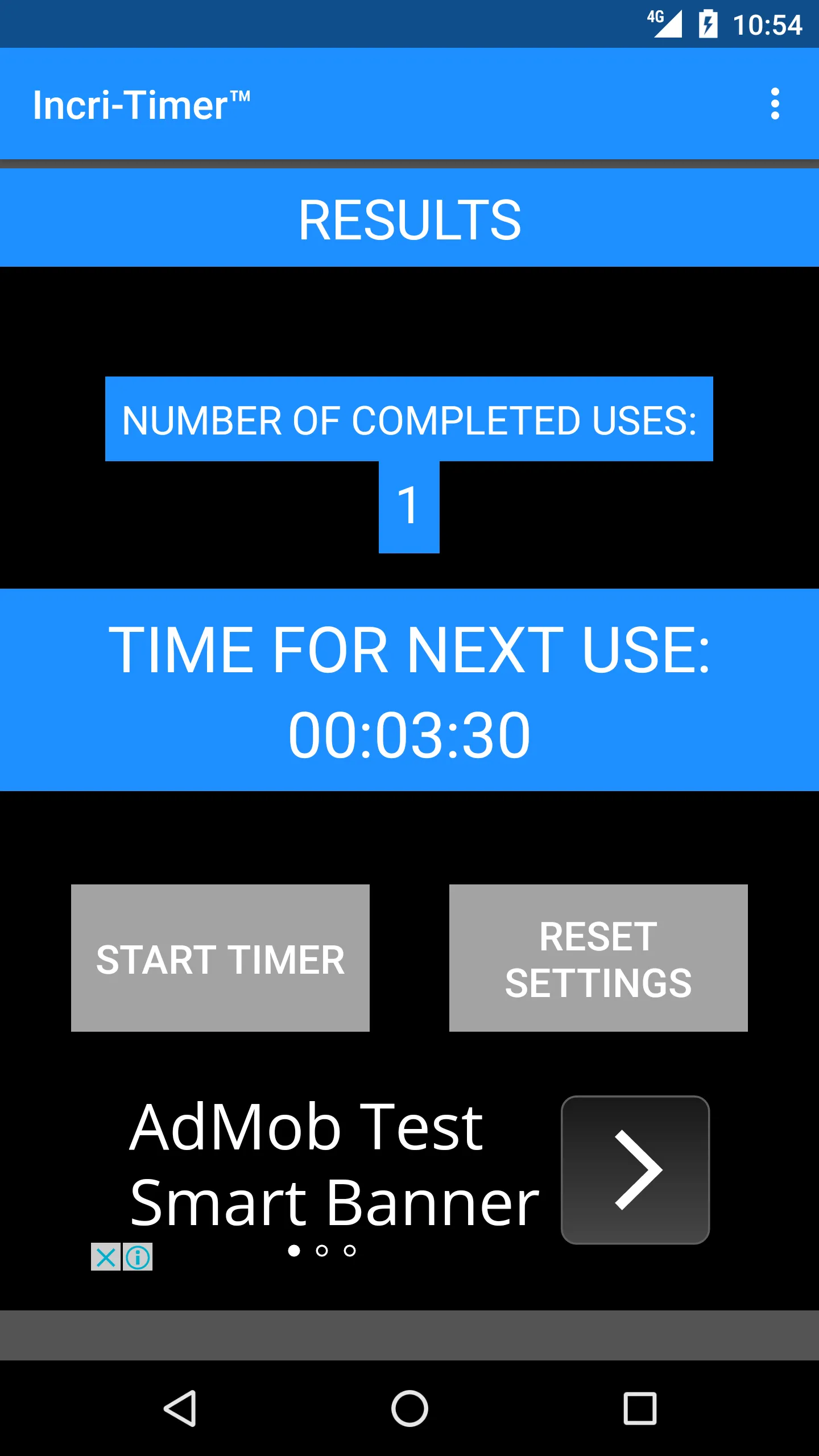 Incri-Timer | Indus Appstore | Screenshot