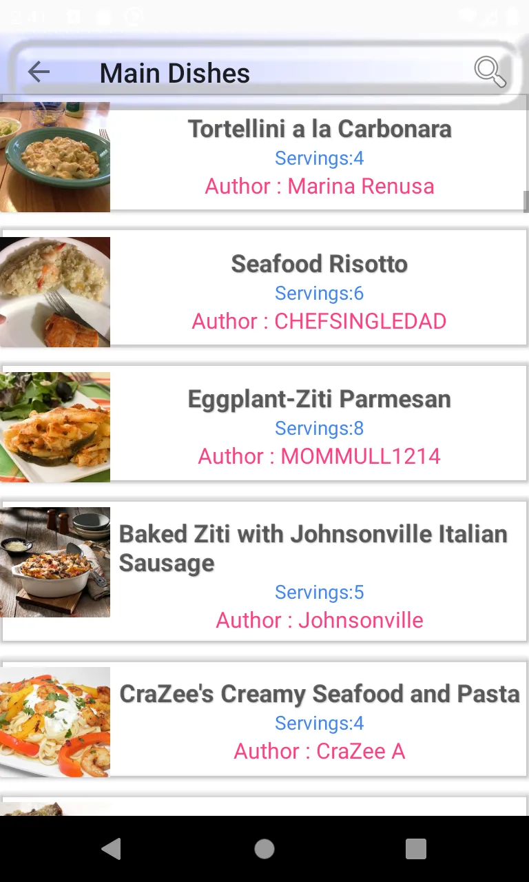 Italian recipes: Italian food | Indus Appstore | Screenshot