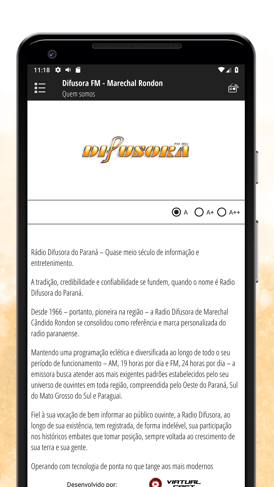 Difusora FM - Marechal Rondon | Indus Appstore | Screenshot