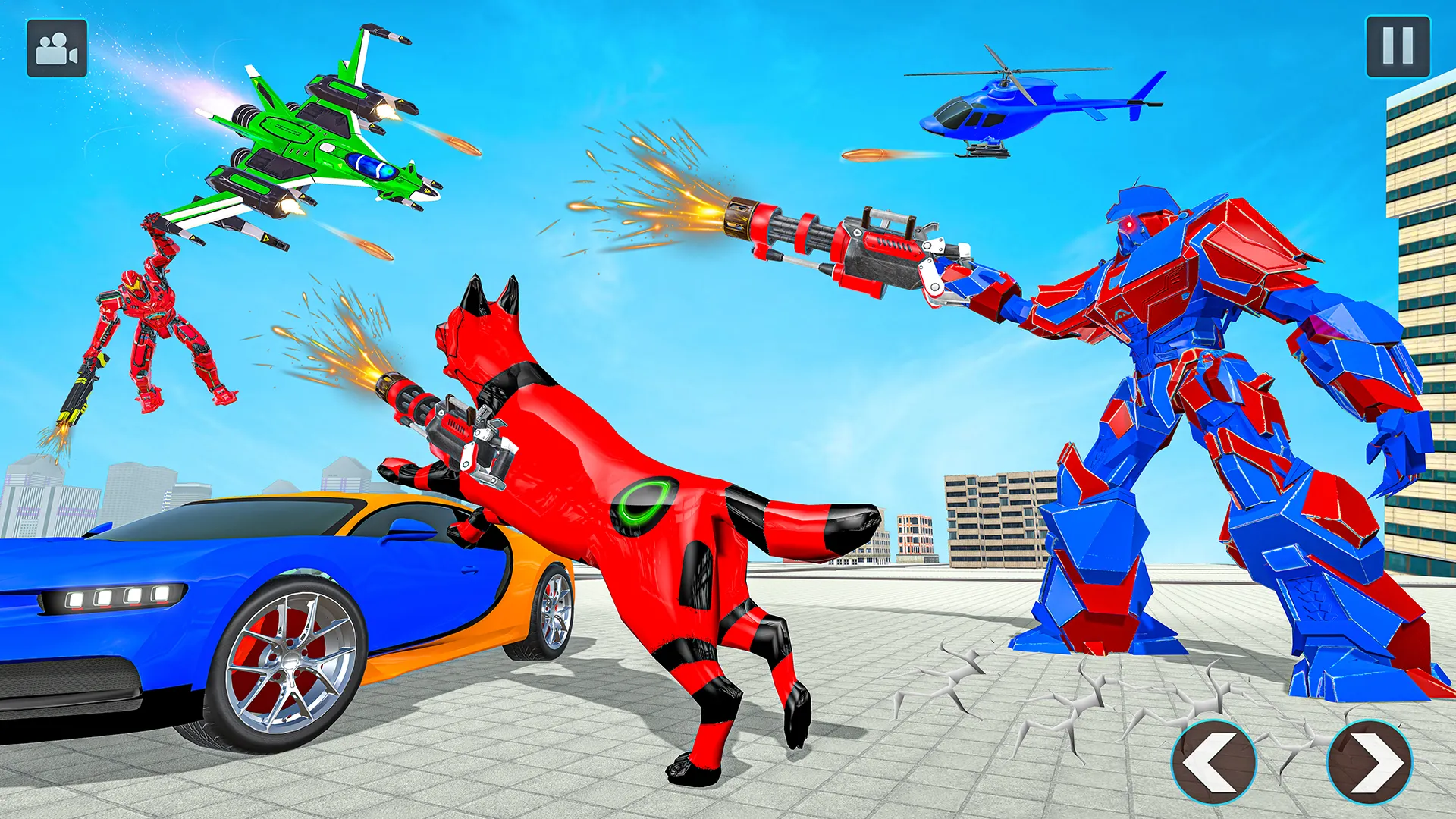 Wild Jackal Robot Bike Games | Indus Appstore | Screenshot