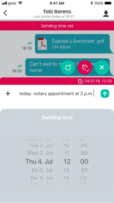 ginlo Private Messenger | Indus Appstore | Screenshot