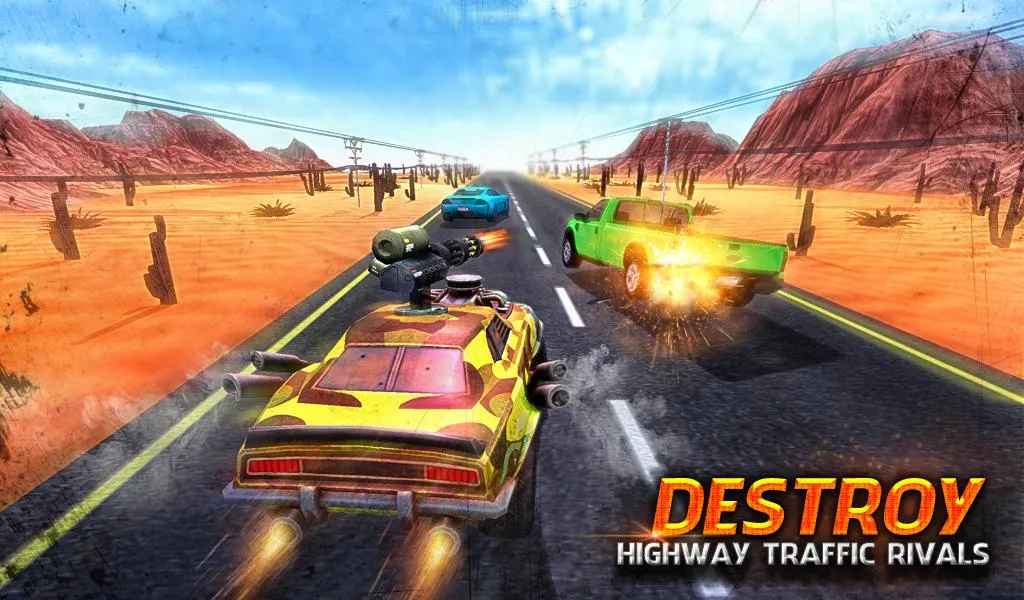 Death Race Traffic Shoot Game | Indus Appstore | Screenshot