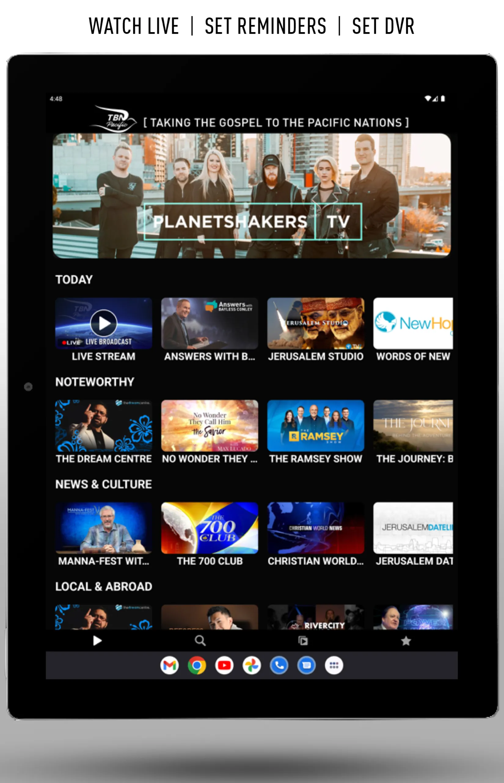 TBN Pacific Live | Indus Appstore | Screenshot