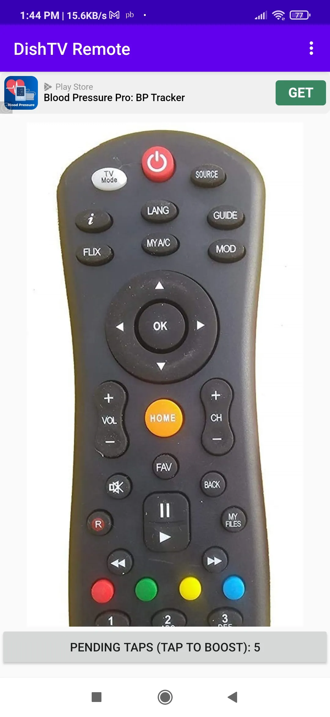 Dish TV Remote App for Android | Indus Appstore | Screenshot