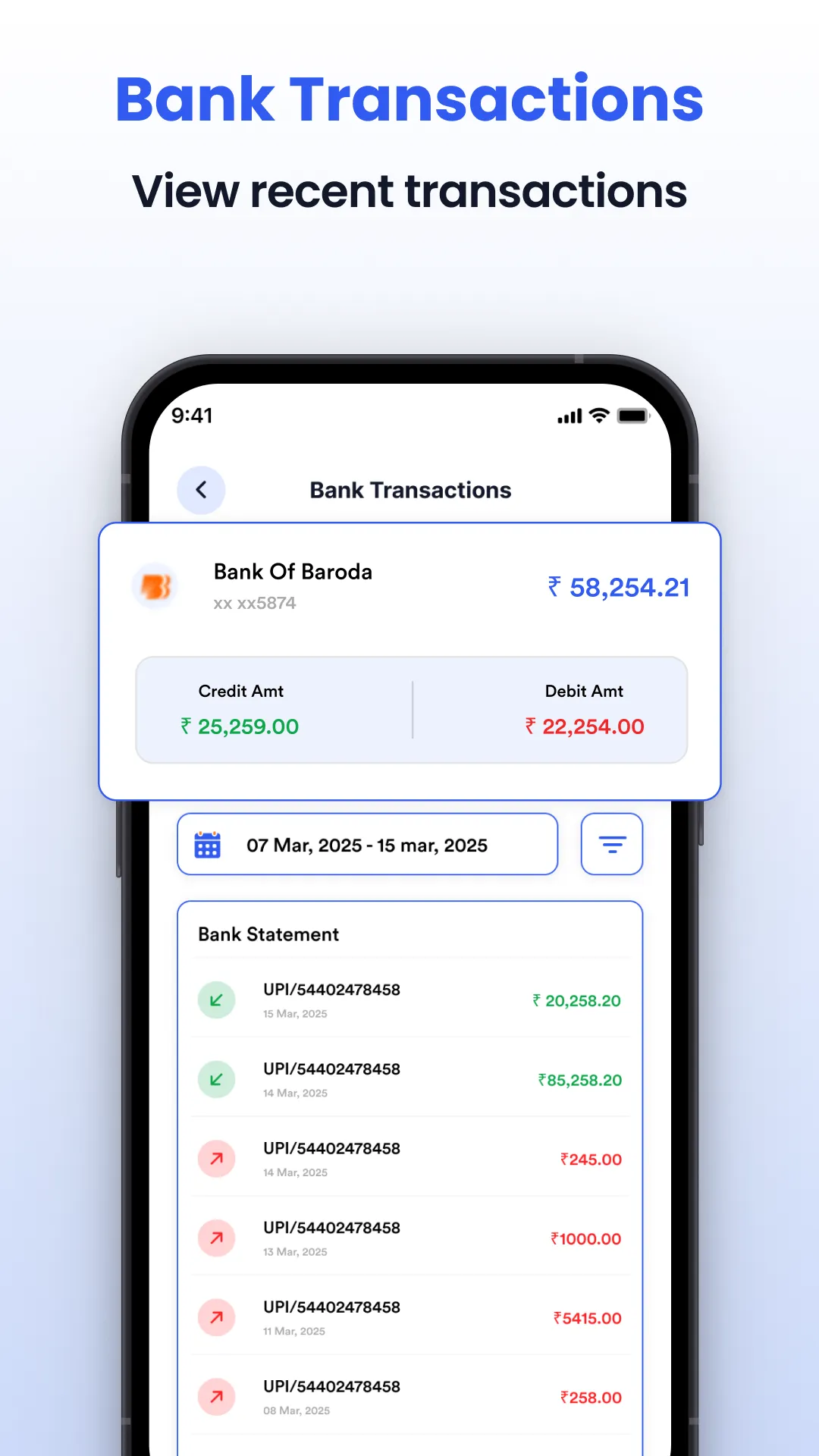 Bank Account Balance Check | Indus Appstore | Screenshot