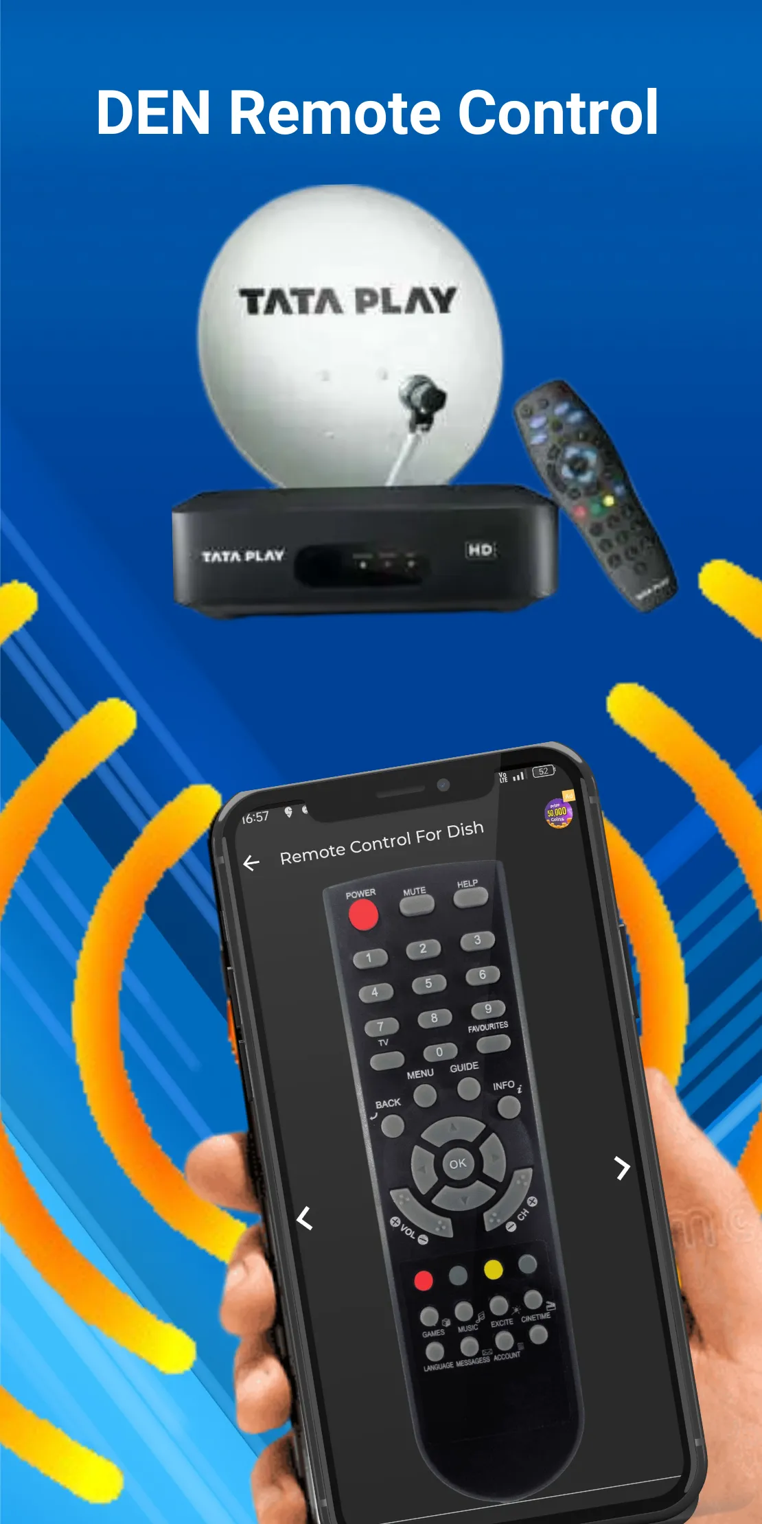 Remote Control Dish Cable Box | Indus Appstore | Screenshot