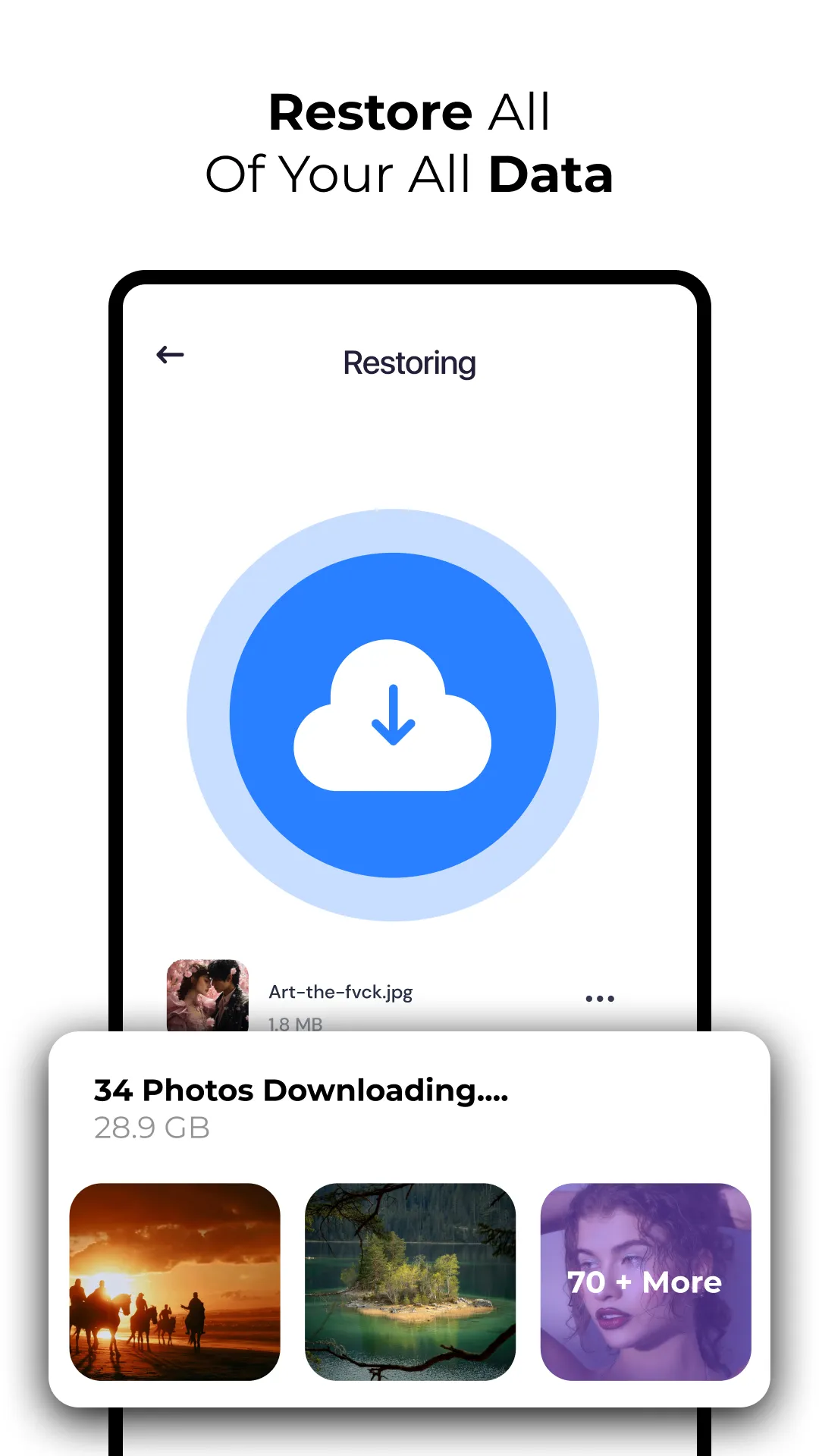 Cloud Storage- Backup App | Indus Appstore | Screenshot