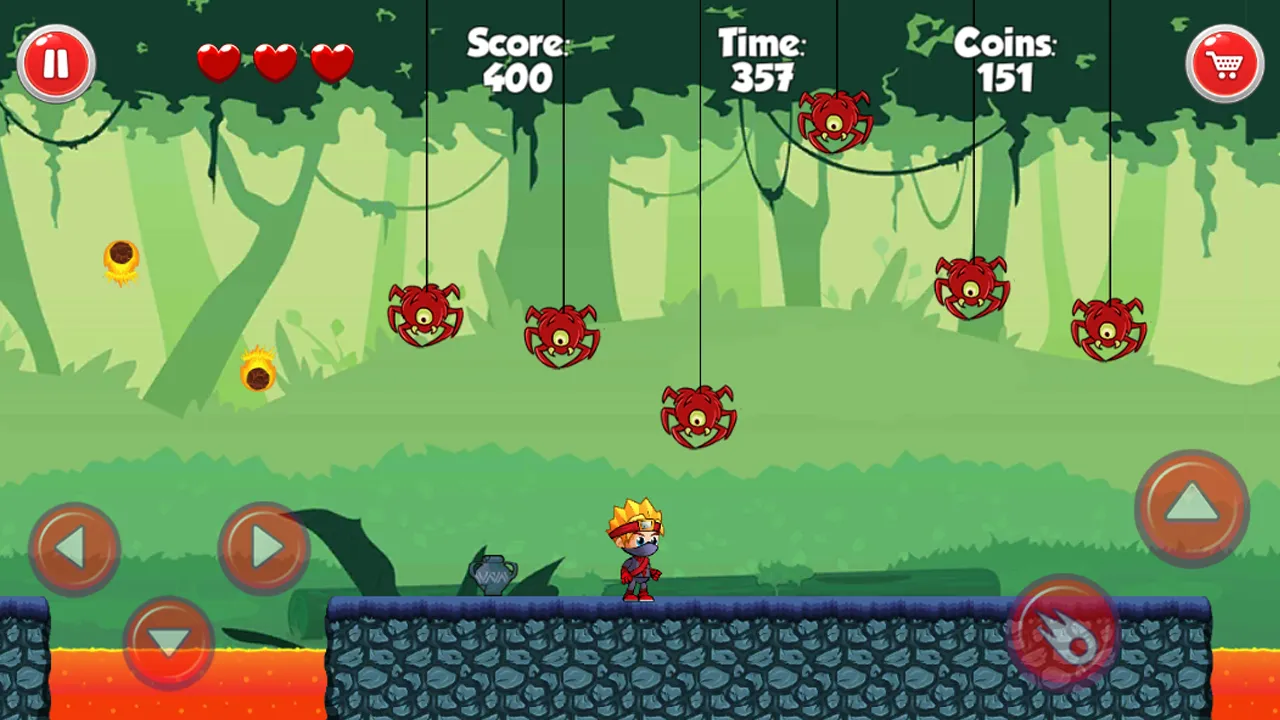 Hero Ninja Warrior Kids Advent | Indus Appstore | Screenshot