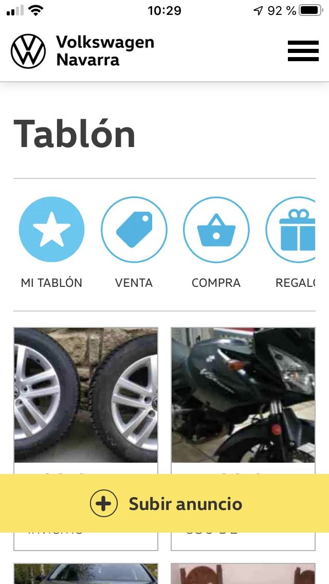 Volkswagen Navarra - Empleados | Indus Appstore | Screenshot