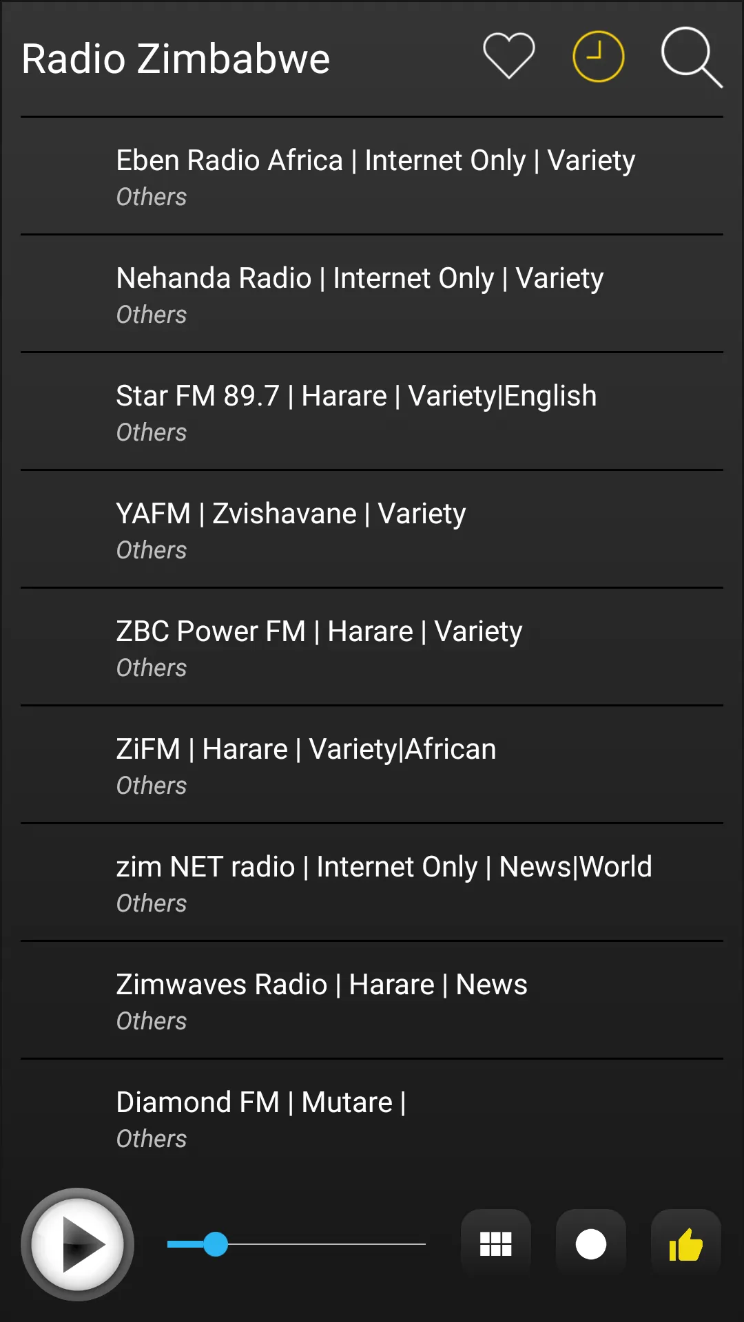 Zimbabwe Radio FM AM Music | Indus Appstore | Screenshot