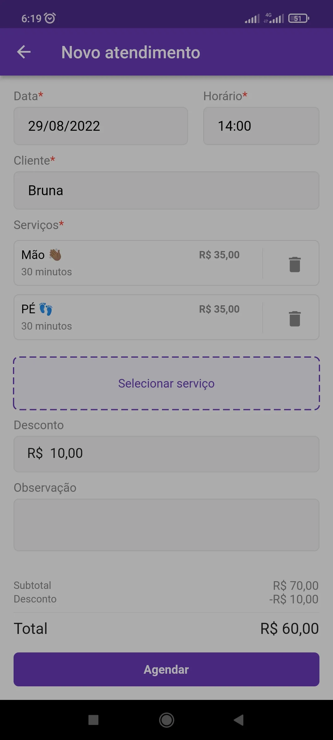 Sistema de Gestão para Salão | Indus Appstore | Screenshot