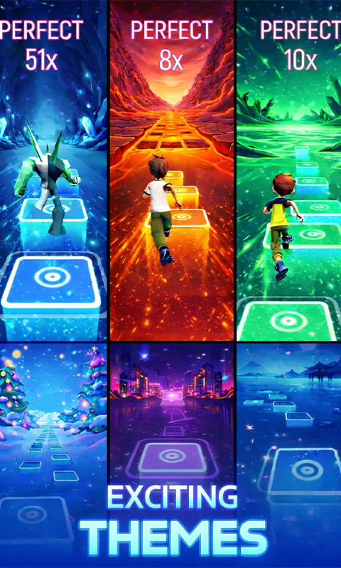 Omni Ben Alien 10 Tiles Dance | Indus Appstore | Screenshot