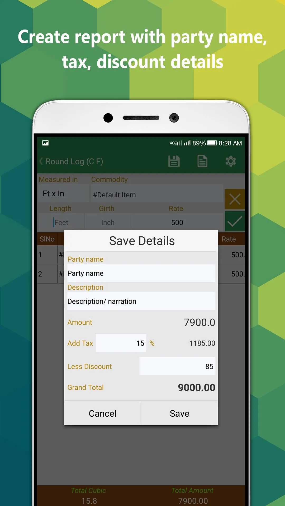 Timber Calculator Plus | Wood | Indus Appstore | Screenshot
