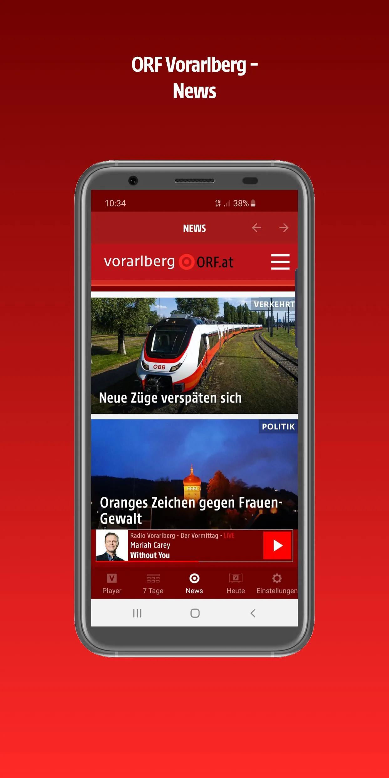 ORF Vorarlberg | Indus Appstore | Screenshot