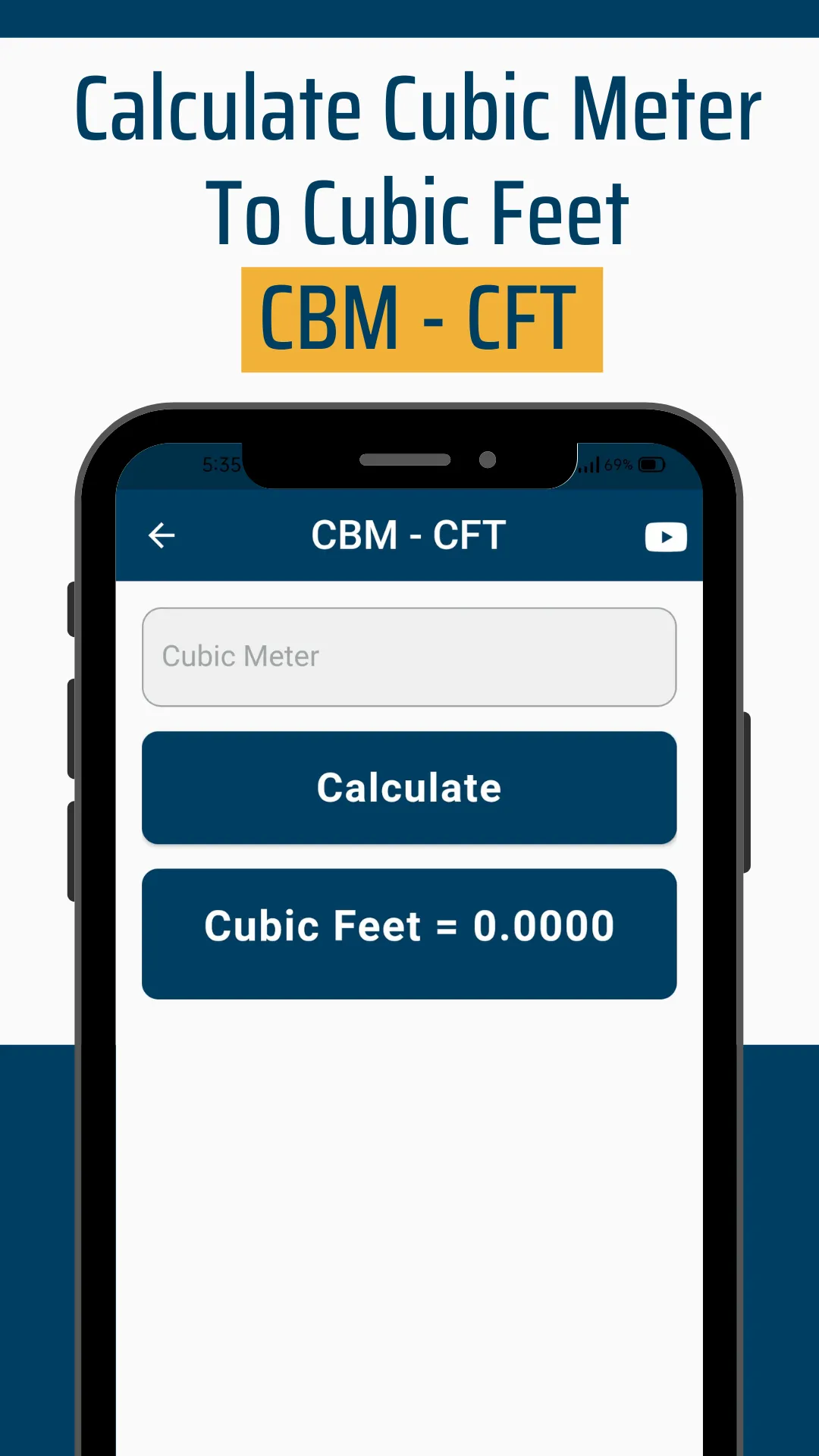 CBM Calculator | Indus Appstore | Screenshot