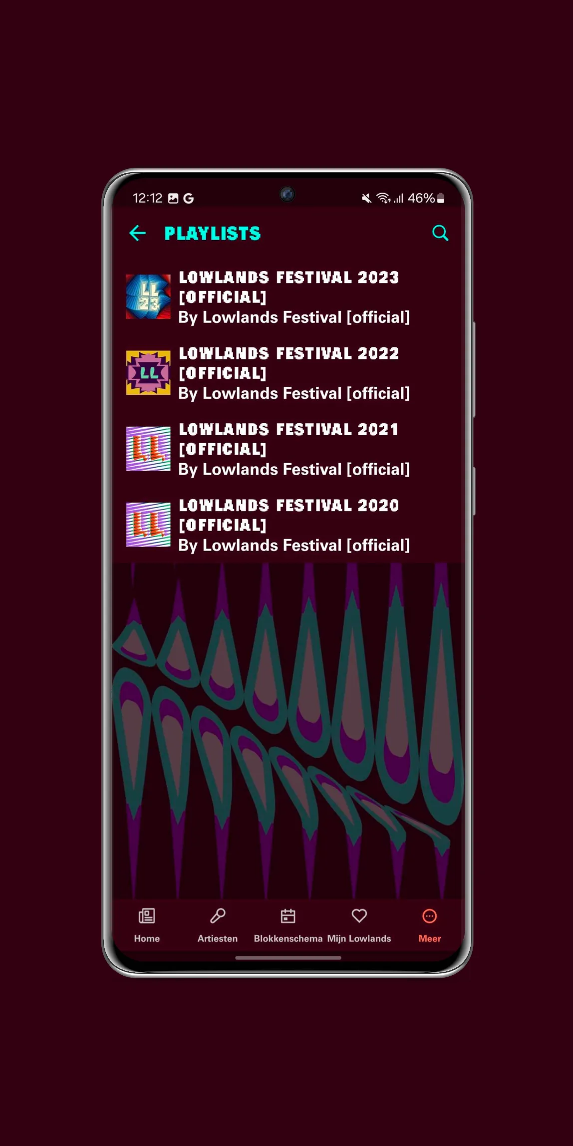 Lowlands Festival | Indus Appstore | Screenshot