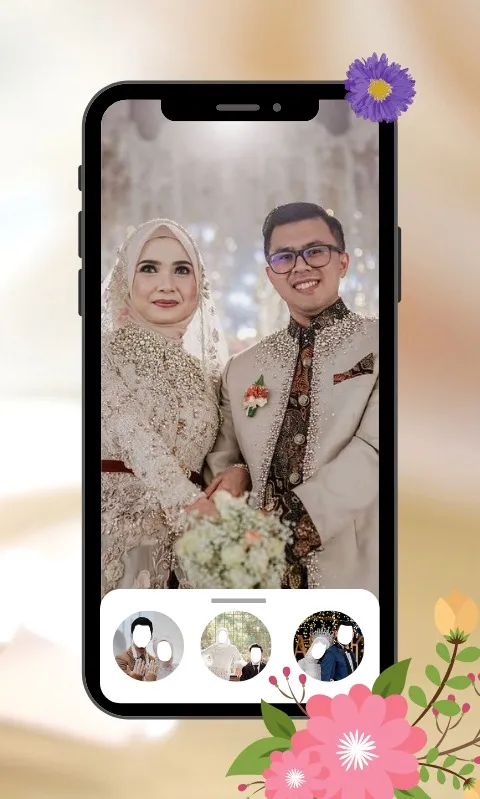 Modern Wedding Couple Hijab | Indus Appstore | Screenshot