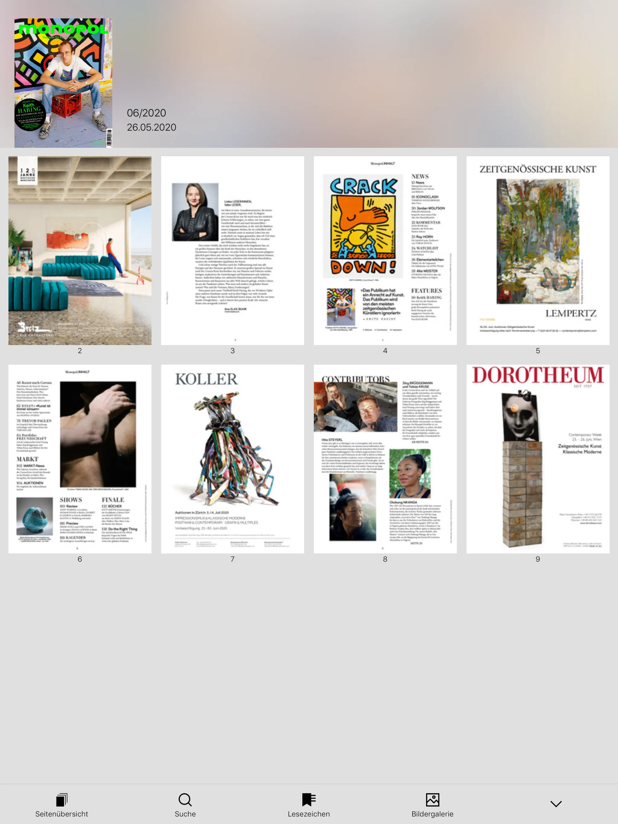 Monopol - Magazin für Kunst | Indus Appstore | Screenshot