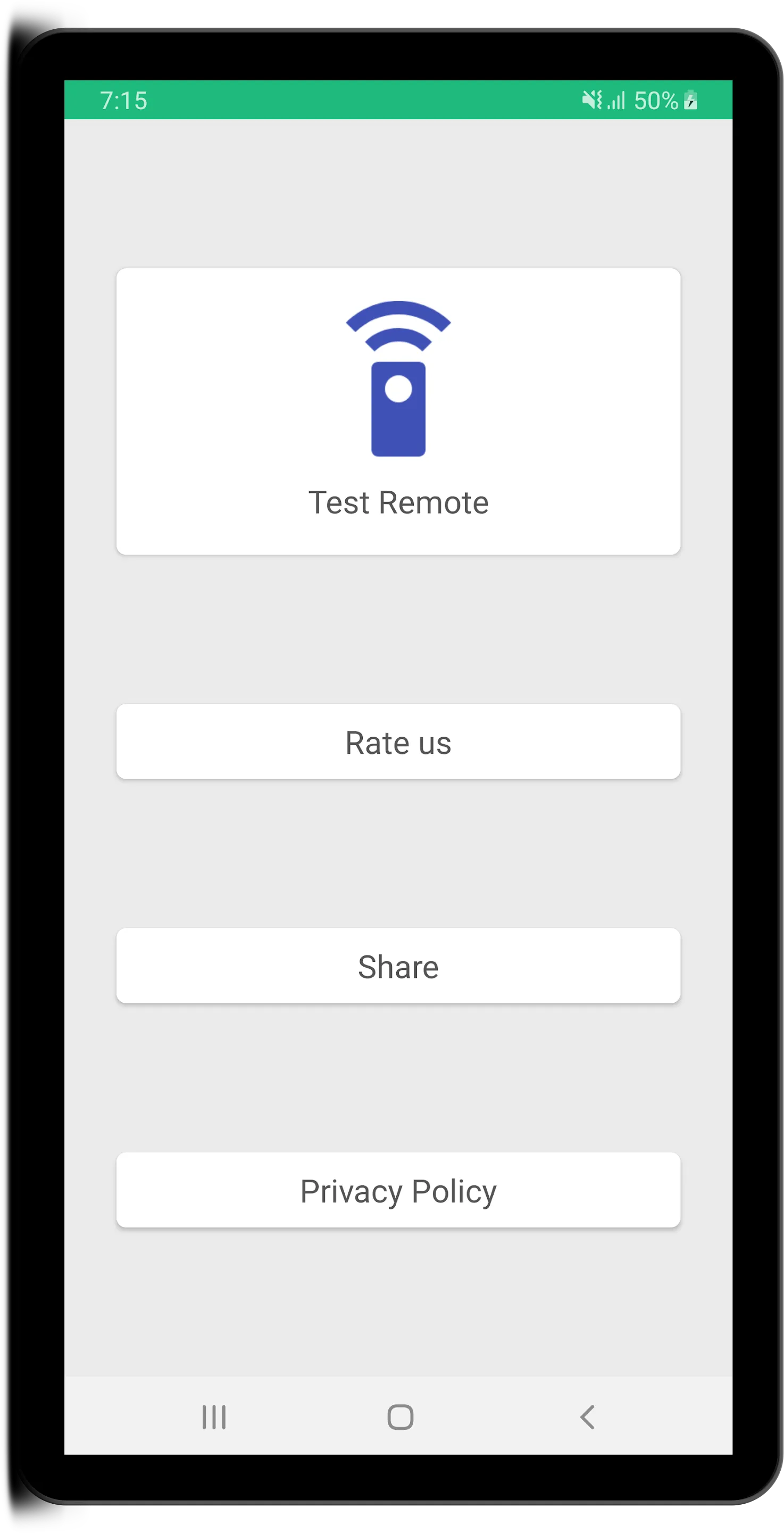 IR Remote Tester : Infrared RC | Indus Appstore | Screenshot