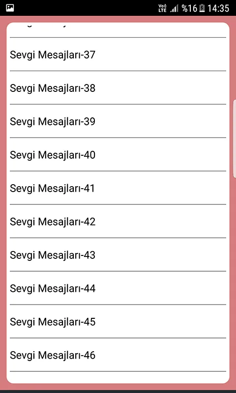 Aşk Sevgi ve Özlem Mesajları | Indus Appstore | Screenshot