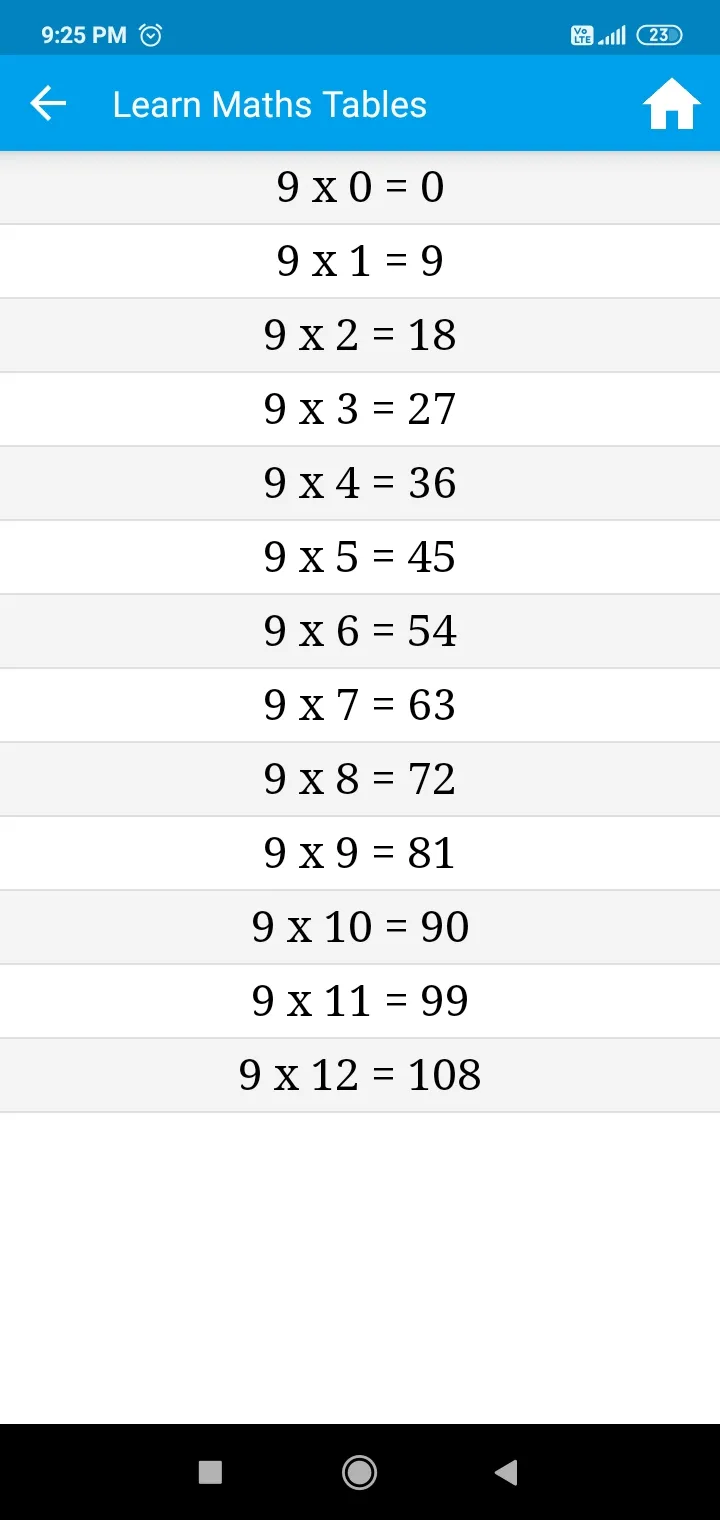 Learn Maths Tables | Indus Appstore | Screenshot