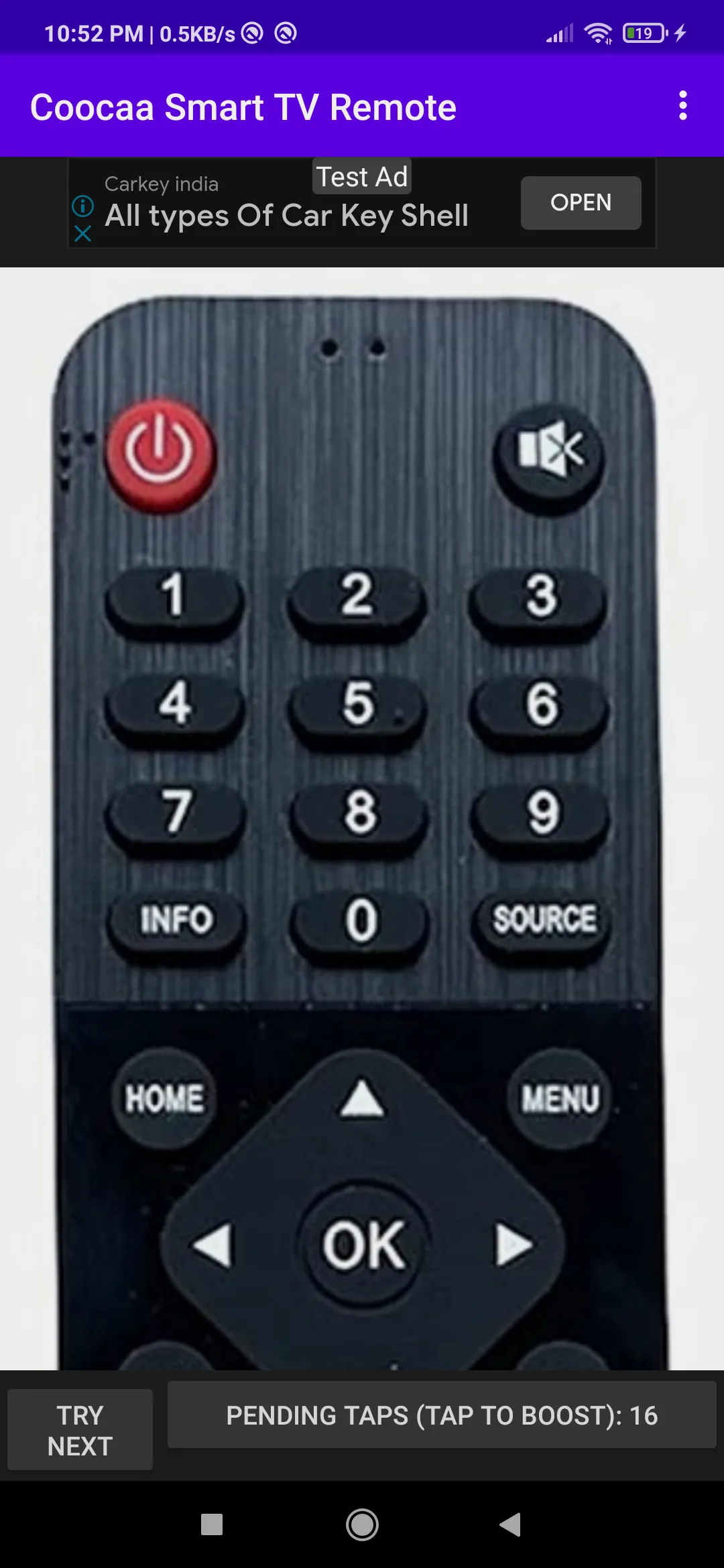 Coocaa Smart TV Remote | Indus Appstore | Screenshot