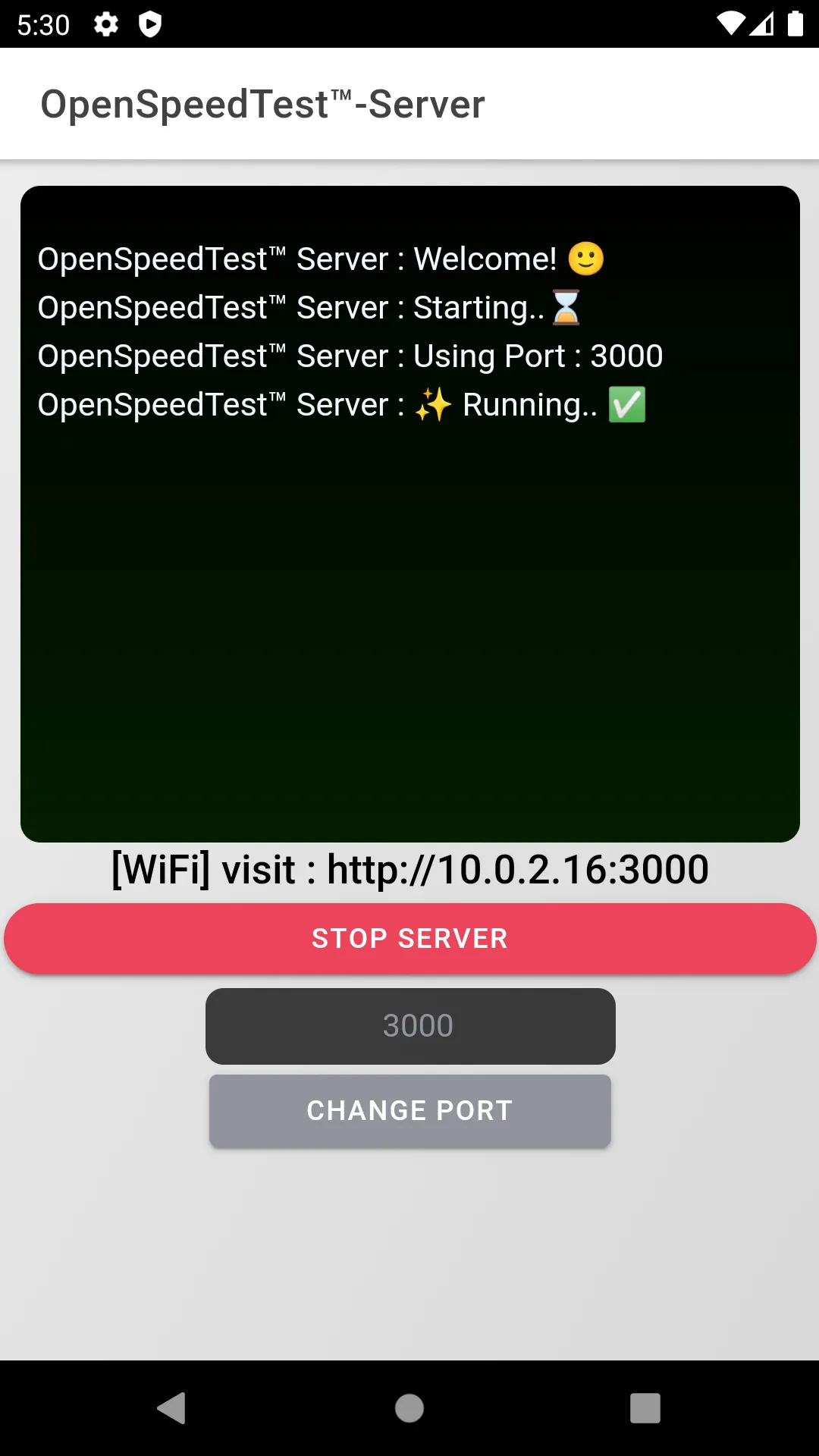 OpenSpeedTest-Server | Indus Appstore | Screenshot