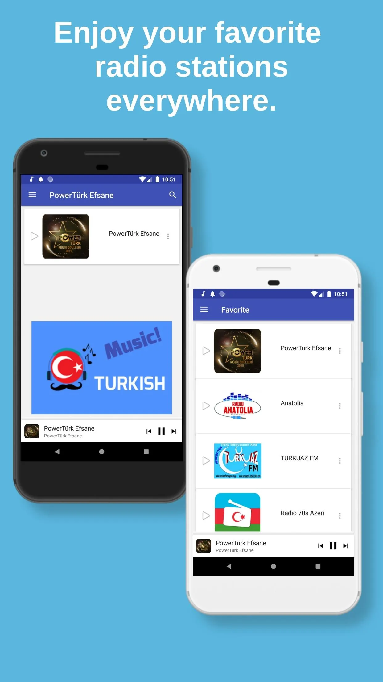 Turkish Music. Radio stations. | Indus Appstore | Screenshot