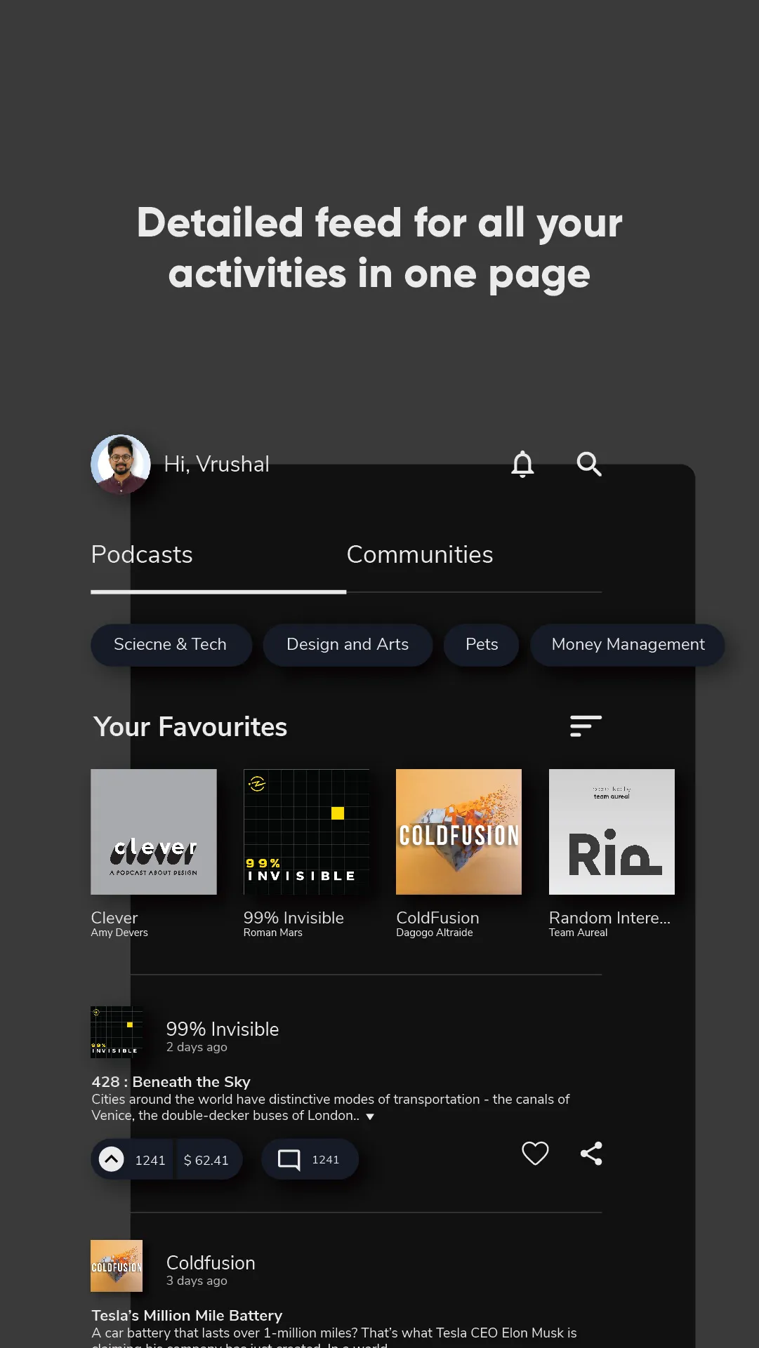 Podcast live monetise : Aureal | Indus Appstore | Screenshot