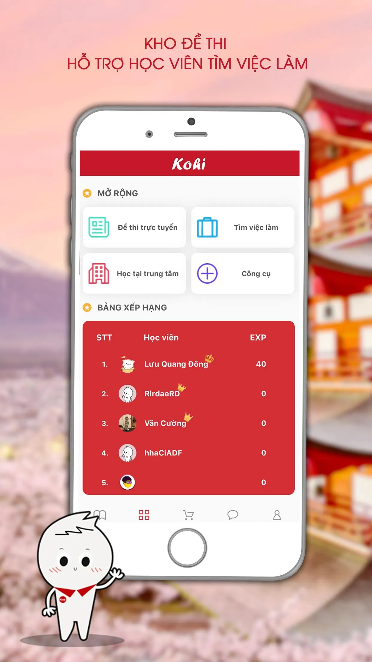 Học tiếng Nhật cùng Kohi | Indus Appstore | Screenshot