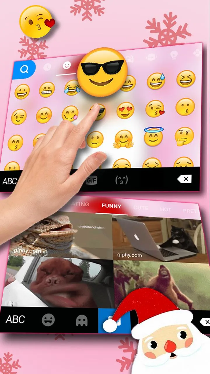 Kawaii Christmas Keyboard Them | Indus Appstore | Screenshot