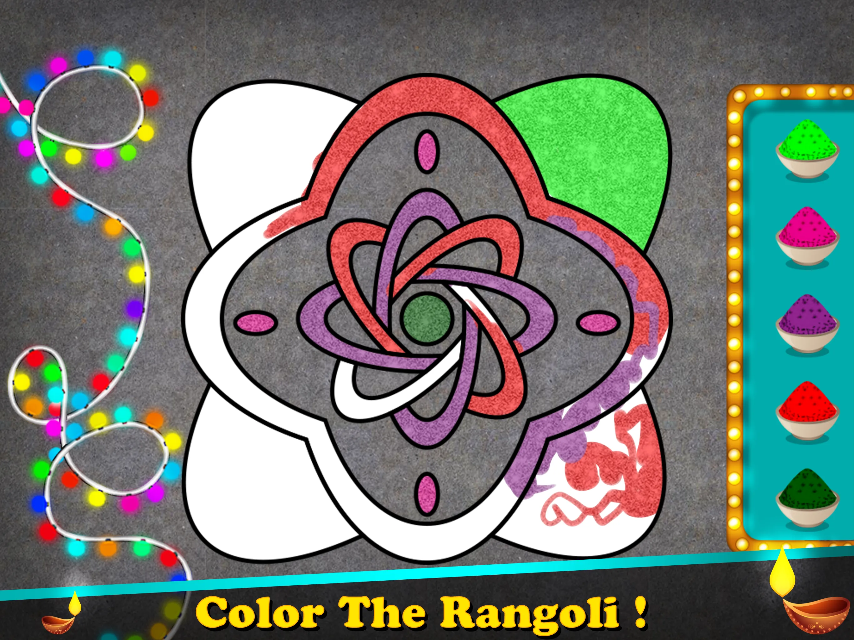 Diwali Rangoli Designs Jigsaw | Indus Appstore | Screenshot